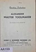 ALEXANDER -George Alexander GHA Triple Twelve Spare Part Manual-Triple Twelve Power Saw-01